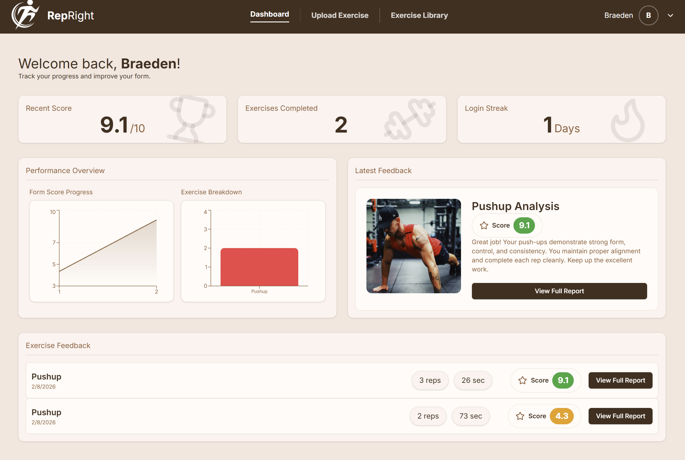 RepRight screenshot 3