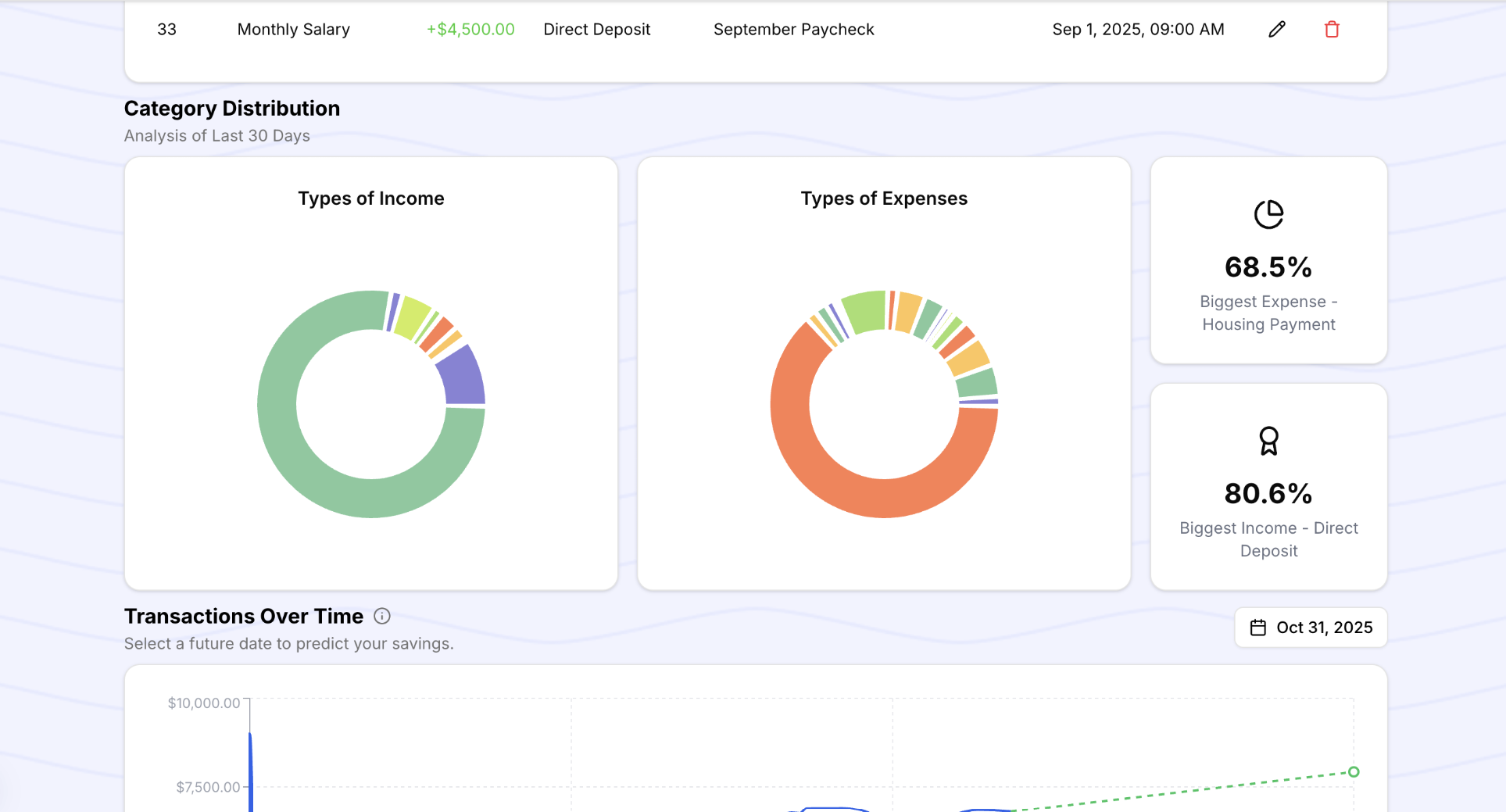 TrueBalance screenshot 2